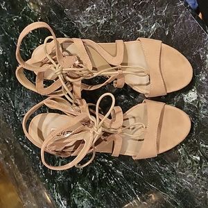 Guess Strappy Lace Heels